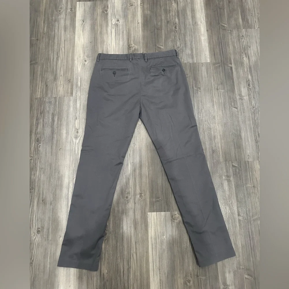 Bonobos Friday Tailored Cotton Chino Pants 33x32 Grey